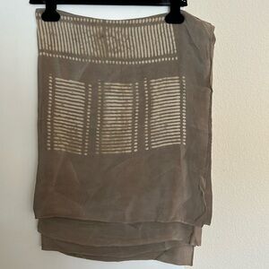 A Peace Treaty 100% silk scarf